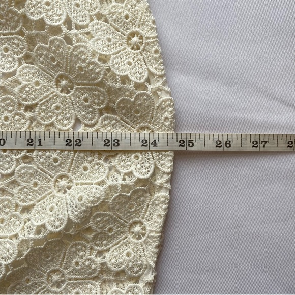 NWOT Kate Spade New York Ivory Daisy Lace Blouse Size 0 - Picture 16 of 16